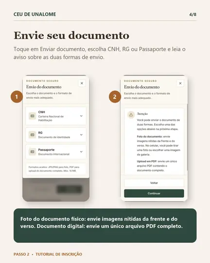 Passo 2, tela 4 de 8