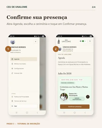 Passo 3, tela 2 de 4